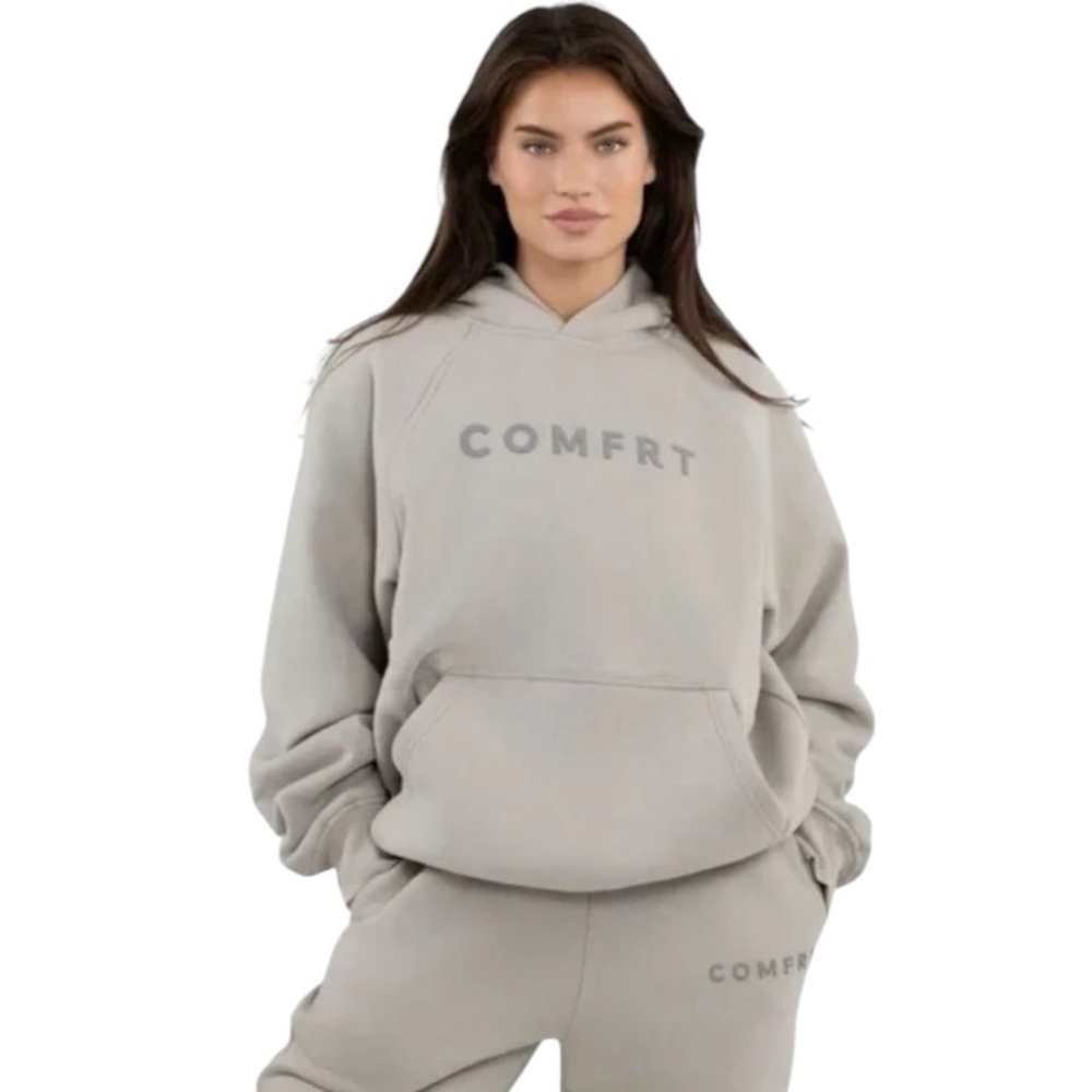 NWT COMFRT Tranquil Limited Edition Cement Hoodie Size Extra Large
